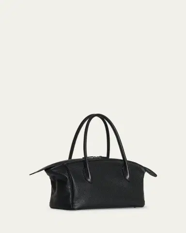 THE ROW Ewa Curved Top-Handle Bag in Leather | Thumbnail 2 THE ROW Ewa Curved Top-Handle Bag in Leather | Thumbnail 2