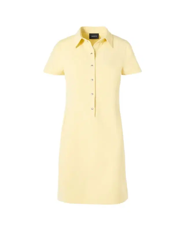 Short-Sleeve Cotton-Silk Polo Dress Short-Sleeve Cotton-Silk Polo Dress