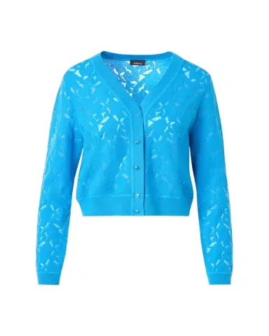 Akris Whitecaps Knit V-Neck Cardigan | Thumbnail 1 Akris Whitecaps Knit V-Neck Cardigan | Thumbnail 1