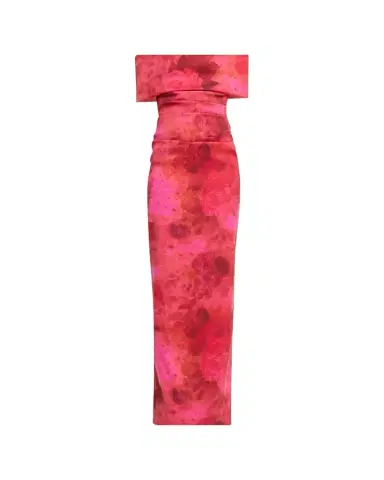 Rickie Freeman for Teri Jon Floral Stretch Mikado Off-Shoulder Gown | Thumbnail 1 Rickie Freeman for Teri Jon Floral Stretch Mikado Off-Shoulder Gown | Thumbnail 1