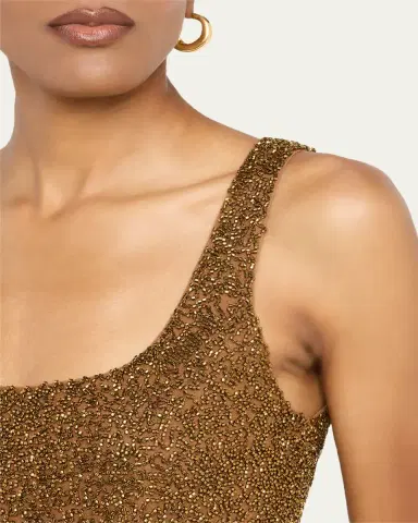 L'Agence Inori Beaded Mini Dress | Thumbnail 5 L'Agence Inori Beaded Mini Dress | Thumbnail 5