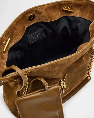Saint Laurent Jamie 4.3 Medium YSL Tote Bag in Suede | Thumbnail 13 Saint Laurent Jamie 4.3 Medium YSL Tote Bag in Suede | Thumbnail 13