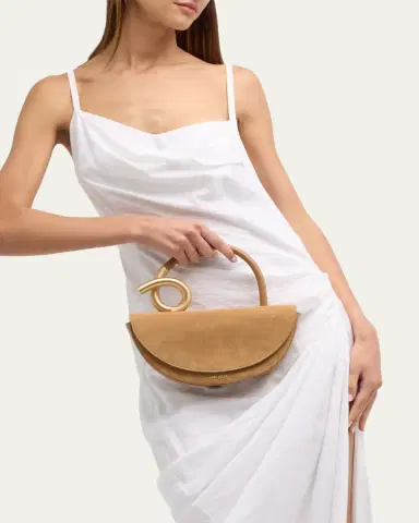 Cult Gaia Azariah Coil Leather Top-Handle Bag | Thumbnail 2 Cult Gaia Azariah Coil Leather Top-Handle Bag | Thumbnail 2
