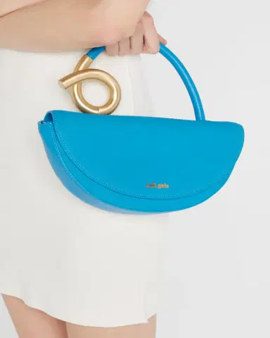 Cult Gaia Azariah Coil Leather Top-Handle Bag | Thumbnail 6 Cult Gaia Azariah Coil Leather Top-Handle Bag | Thumbnail 6