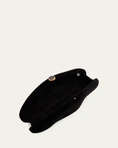Cult Gaia Caldera Velvety Sculptural Clutch Bag | Thumbnail 4 Cult Gaia Caldera Velvety Sculptural Clutch Bag | Thumbnail 4