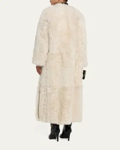 Yves Salomon Long Toscana Lamb Shearling Coat | Thumbnail 3 Yves Salomon Long Toscana Lamb Shearling Coat | Thumbnail 3