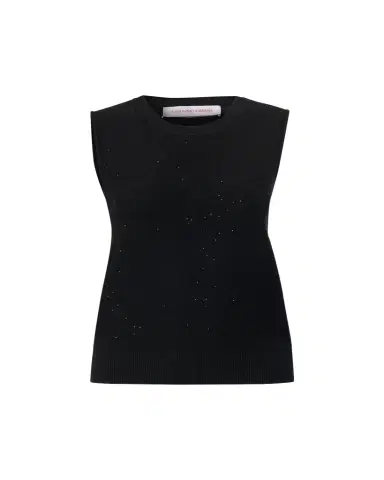 Carolina Herrera Sequined Wool-Blended Tank Top | Thumbnail 1 Carolina Herrera Sequined Wool-Blended Tank Top | Thumbnail 1