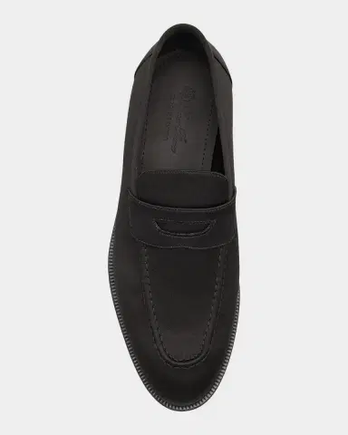 Loro Piana Sergio Satin Penny Loafers | Thumbnail 3 Loro Piana Sergio Satin Penny Loafers | Thumbnail 3