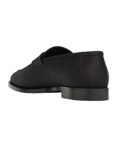 Loro Piana Sergio Satin Penny Loafers | Thumbnail 1 Loro Piana Sergio Satin Penny Loafers | Thumbnail 1