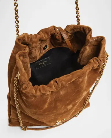 Saint Laurent Jamie 4.3 YSL Pochon Shoulder Bag in Suede | Thumbnail 8 Saint Laurent Jamie 4.3 YSL Pochon Shoulder Bag in Suede | Thumbnail 8