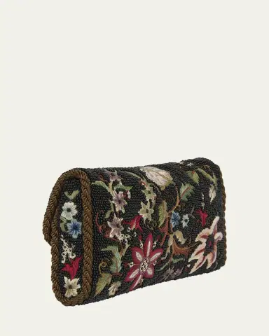 Valentino Garavani Vain Floral Beaded Shoulder Bag | Thumbnail 8 Valentino Garavani Vain Floral Beaded Shoulder Bag | Thumbnail 8
