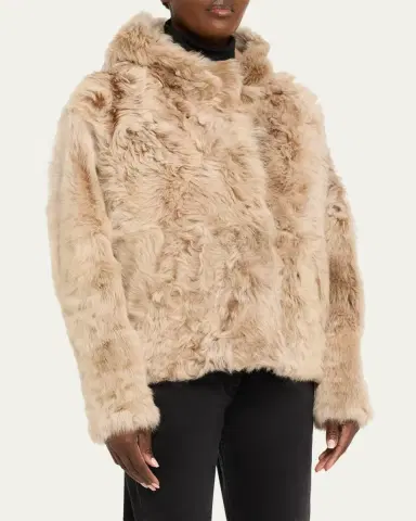Yves Salomon Shearling Hoodie | Thumbnail 3 Yves Salomon Shearling Hoodie | Thumbnail 3