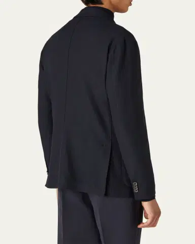 Loro Piana Men's Notched-Lapel Single-Breasted Sweater | Thumbnail 3 Loro Piana Men's Notched-Lapel Single-Breasted Sweater | Thumbnail 3