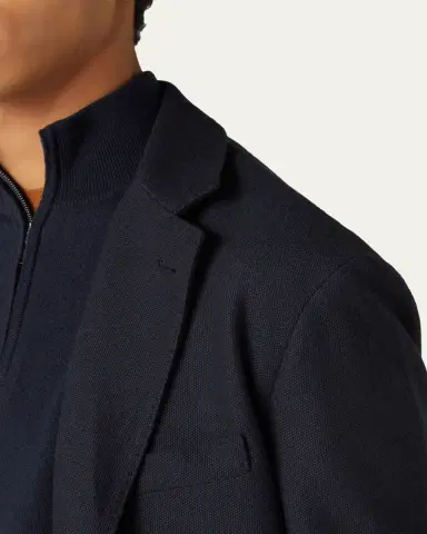 Loro Piana Men's Notched-Lapel Single-Breasted Sweater | Thumbnail 5 Loro Piana Men's Notched-Lapel Single-Breasted Sweater | Thumbnail 5