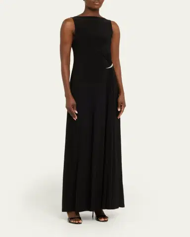 Grace Ling Strapless Claw Gathered Maxi Dress | Thumbnail 4 Grace Ling Strapless Claw Gathered Maxi Dress | Thumbnail 4
