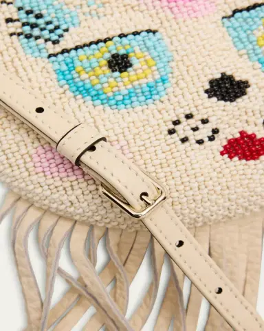 Valentino Garavani Le Chat de La Maison Beaded Clutch Bag | Thumbnail 5 Valentino Garavani Le Chat de La Maison Beaded Clutch Bag | Thumbnail 5