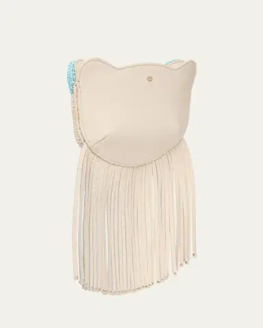 Valentino Garavani Le Chat de La Maison Beaded Clutch Bag | Thumbnail 6 Valentino Garavani Le Chat de La Maison Beaded Clutch Bag | Thumbnail 6