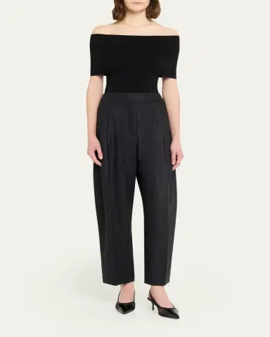 Alaïa Flannel Tailored Pants | Thumbnail 2 Alaïa Flannel Tailored Pants | Thumbnail 2