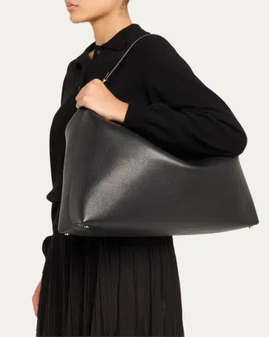 Toteme Bevel Slouchy Grain Leather Tote Bag | Thumbnail 2 Toteme Bevel Slouchy Grain Leather Tote Bag | Thumbnail 2