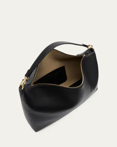 Toteme Bevel Slouchy Grain Leather Tote Bag | Thumbnail 4 Toteme Bevel Slouchy Grain Leather Tote Bag | Thumbnail 4