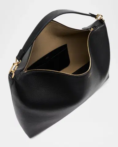 Toteme Bevel Slouchy Grain Leather Tote Bag | Thumbnail 8 Toteme Bevel Slouchy Grain Leather Tote Bag | Thumbnail 8