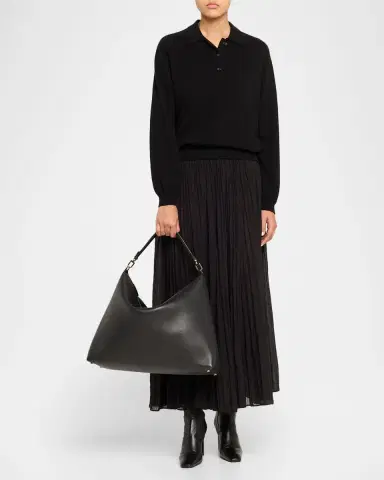 Toteme Bevel Slouchy Grain Leather Tote Bag | Thumbnail 9 Toteme Bevel Slouchy Grain Leather Tote Bag | Thumbnail 9