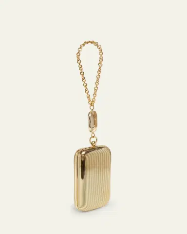 Givenchy Brass Evening Clutch with Crystal Jewel | Thumbnail 3 Givenchy Brass Evening Clutch with Crystal Jewel | Thumbnail 3