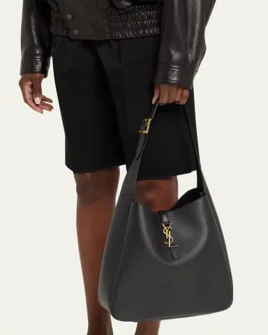 Saint Laurent Le 5 À 7 Large YSL Shoulder Bag in Grain Leather | Thumbnail 2 Saint Laurent Le 5 À 7 Large YSL Shoulder Bag in Grain Leather | Thumbnail 2