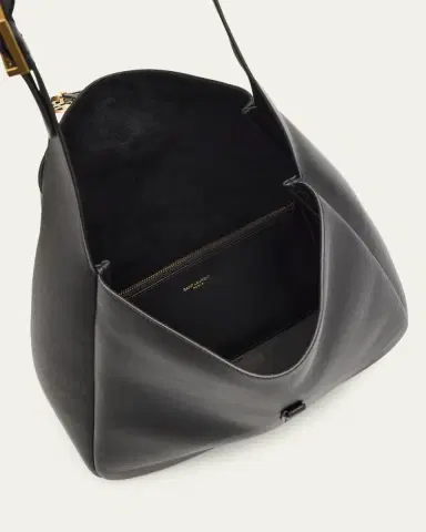 Saint Laurent Le 5 À 7 Large YSL Shoulder Bag in Grain Leather | Thumbnail 4 Saint Laurent Le 5 À 7 Large YSL Shoulder Bag in Grain Leather | Thumbnail 4