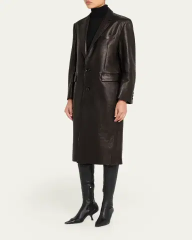 TONYWACK Vegetable-Tanned Leather Coat | Thumbnail 4 TONYWACK Vegetable-Tanned Leather Coat | Thumbnail 4
