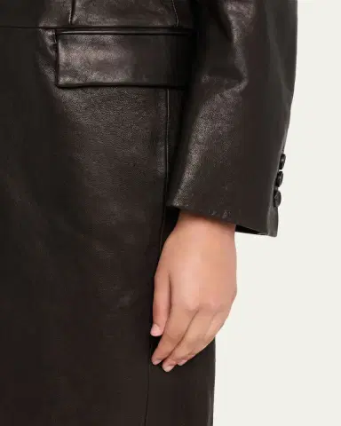 TONYWACK Vegetable-Tanned Leather Coat | Thumbnail 5 TONYWACK Vegetable-Tanned Leather Coat | Thumbnail 5