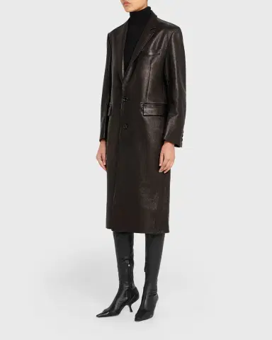 TONYWACK Vegetable-Tanned Leather Coat | Thumbnail 8 TONYWACK Vegetable-Tanned Leather Coat | Thumbnail 8