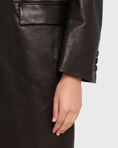 TONYWACK Vegetable-Tanned Leather Coat | Thumbnail 9 TONYWACK Vegetable-Tanned Leather Coat | Thumbnail 9