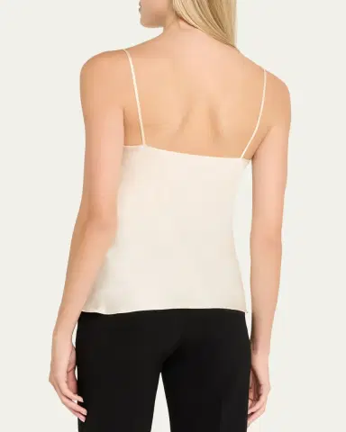 Chloé Lace-Trim Silk Cami Top | Thumbnail 3 Chloé Lace-Trim Silk Cami Top | Thumbnail 3