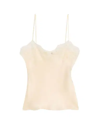 Chloé Lace-Trim Silk Cami Top | Thumbnail 1 Chloé Lace-Trim Silk Cami Top | Thumbnail 1