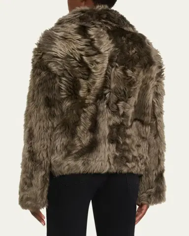 Yves Salomon Short Lamb Shearling Jacket | Thumbnail 3 Yves Salomon Short Lamb Shearling Jacket | Thumbnail 3