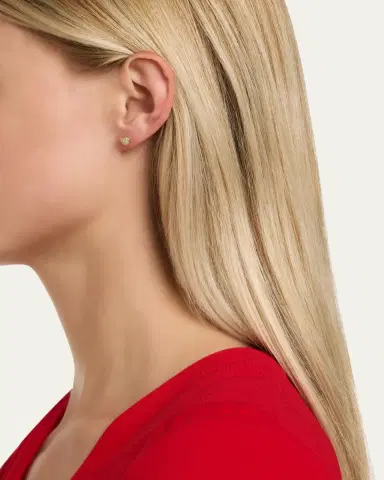 Sydney Evan 14K Yellow Gold Diamond Mini Heart Earring, Single | Thumbnail 2 Sydney Evan 14K Yellow Gold Diamond Mini Heart Earring, Single | Thumbnail 2