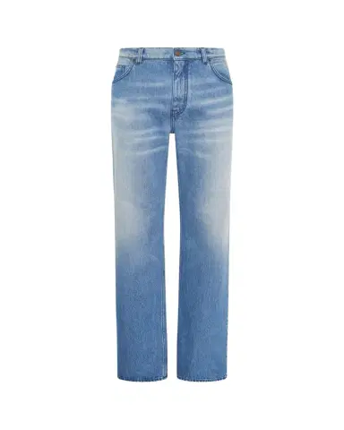 Gabriela Hearst Men's Rey Straight Leg Cotton Denim Jeans | Thumbnail 1 Gabriela Hearst Men's Rey Straight Leg Cotton Denim Jeans | Thumbnail 1