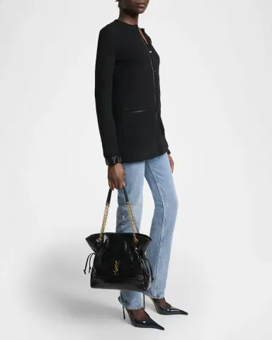 Saint Laurent Jamie 4.3 Small YSL Shopper Tote Bag in Leather | Thumbnail 9 Saint Laurent Jamie 4.3 Small YSL Shopper Tote Bag in Leather | Thumbnail 9