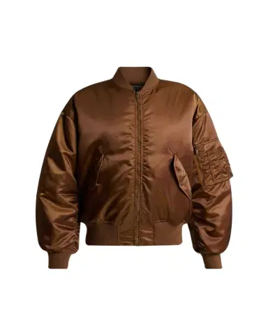 Saint Laurent Satin Bomber Jacket | Thumbnail 1 Saint Laurent Satin Bomber Jacket | Thumbnail 1