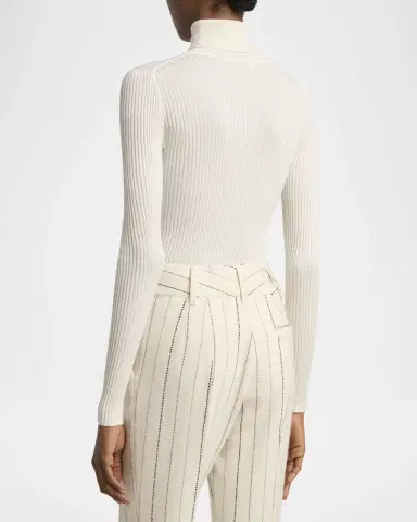 Gabriela Hearst Peppe Cashmere Silk Turtleneck Sweater | Thumbnail 2 Gabriela Hearst Peppe Cashmere Silk Turtleneck Sweater | Thumbnail 2