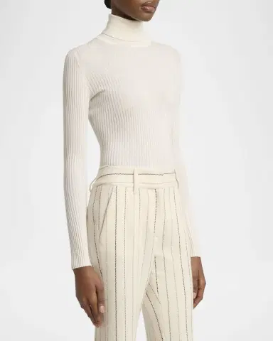 Gabriela Hearst Peppe Cashmere Silk Turtleneck Sweater | Thumbnail 3 Gabriela Hearst Peppe Cashmere Silk Turtleneck Sweater | Thumbnail 3