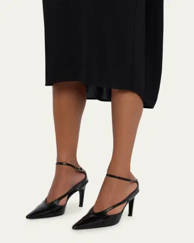 Toteme Cutout Leather Pointed-Toe Pumps | Thumbnail 2 Toteme Cutout Leather Pointed-Toe Pumps | Thumbnail 2