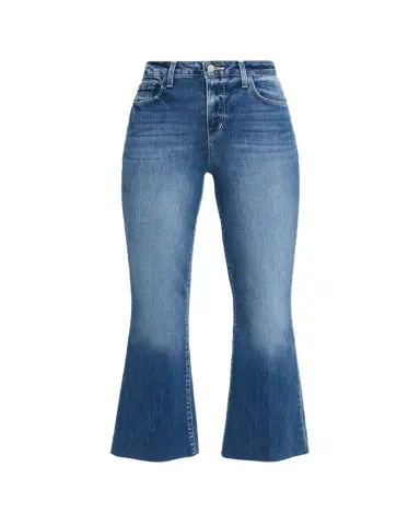 L'Agence Kendra High Rise Crop Flare Jeans | Thumbnail 1 L'Agence Kendra High Rise Crop Flare Jeans | Thumbnail 1