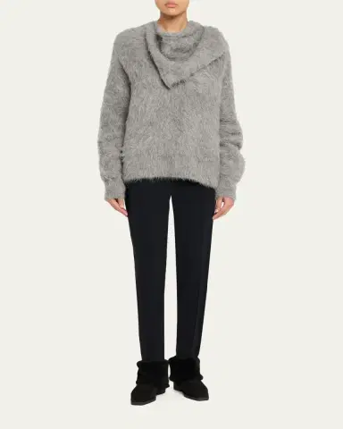 Toteme Fold Down Shearling Suede Ankle Boots | Thumbnail 3 Toteme Fold Down Shearling Suede Ankle Boots | Thumbnail 3