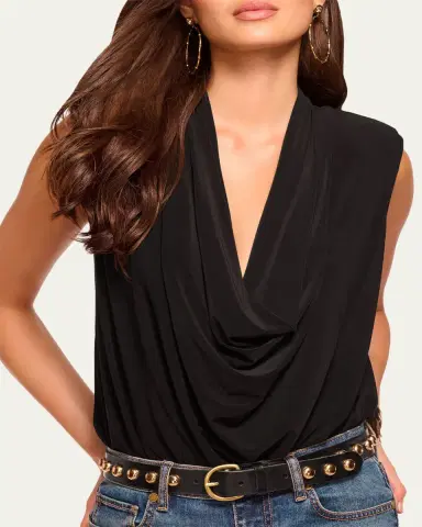 Ramy Brook Eden Sleeveless Cowl-Neck Bodysuit | Thumbnail 4 Ramy Brook Eden Sleeveless Cowl-Neck Bodysuit | Thumbnail 4