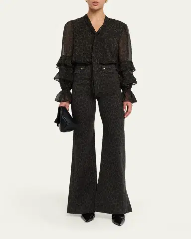 Ramy Brook Tyra Printed Wide-Leg Jeans | Thumbnail 2 Ramy Brook Tyra Printed Wide-Leg Jeans | Thumbnail 2
