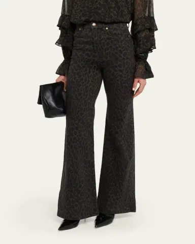 Ramy Brook Tyra Printed Wide-Leg Jeans | Thumbnail 4 Ramy Brook Tyra Printed Wide-Leg Jeans | Thumbnail 4
