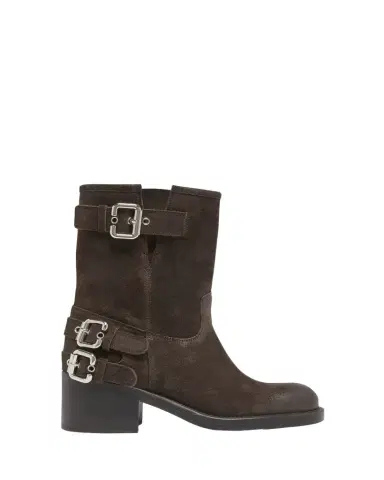 Chloé Dakota Suede Moto Ankle Boots | Thumbnail 1 Chloé Dakota Suede Moto Ankle Boots | Thumbnail 1