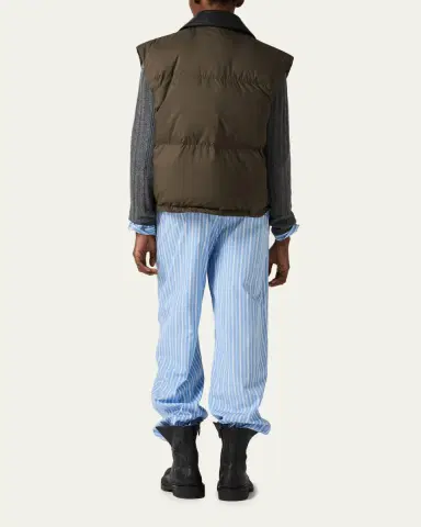 Miu Miu Leather Collar Oversized Puffer Vest | Thumbnail 3 Miu Miu Leather Collar Oversized Puffer Vest | Thumbnail 3